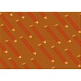 thumbnail image 1 of Ahgly Company Tapis d'Intérieur Lavables en Machine Rectangulaire Transitionnelle Néon Orange, 2' x 5', 1 of 7