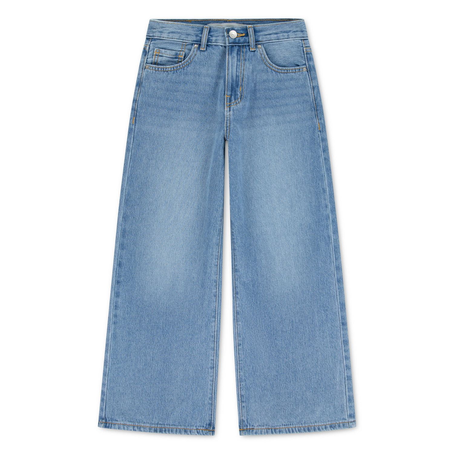 Levi Strauss Signature Girls' Core High-Rise Baggy Fit Jeans