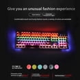 thumbnail image 2 of Key Cap Fancy LED Gaming Mechanical Keyboard Steampunk Typewriter  Key Cap 104 Keys Backlit Classy Player Stylized, 2 of 9