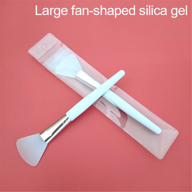 LPSSTORE Silicone Face Mask Brush Hairless Facial Mud Applicator Makeup Beauty Tool
