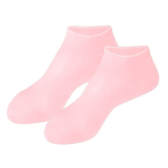 CHUANK Foot Masks Silicone Gel Moisturizing Socks Aloe Socks Pedicure Socks for Repairing Dry Feet Cracked Heel and Softening Rough Skin