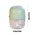 thumbnail image 3 of Rbaofujie Mini Electric Garlic Crusher Meat Mincer Type C Rechargeable Complementary Food Processor Wireless Garlic Crusher, 3 of 6