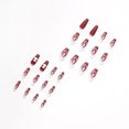 thumbnail image 3 of Bilqis Deals 24 Of Flame Color Matching Wear Manicure Fake Nails, 3 of 3