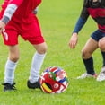 thumbnail image 2 of Football Teaching And Training Ball Football For Kids Junior For The World Flag Pattern Competition, Size 5, 2 of 9