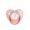 Pink PKJ, variant on XZNGL Baby Pacifier 26 Letter Name Initials Clip Silicone Baby Pacifier Golden Shiny Newborn Pacifier