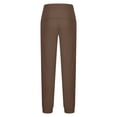 thumbnail image 4 of EGNMCR Men's Lightweight Pants, Cargo Pants Men, Linen Pants Men Men's Drawstring Elastic Waist And Solid Color Pocket Hoodie Binding Leg Pants Tracksuit Pants Men Polyester Pants, 4 of 6