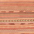 thumbnail image 1 of Ahgly Company Tapis d'Intérieur Carrés Abstraits Rouges Abstraits pour Aire, 7 Pieds Carré, 1 of 6