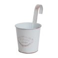 thumbnail image 2 of Tin Flower Bucket with Hook Flower Pot Wall Metal Flower Pot Garden Decorative Flower Pot, 2 of 12