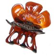 thumbnail image 1 of Caravan Rose avec Ressort Couvert et Dents Plates Griffe pour Cheveux Écaille de Tortue, 1 of 3