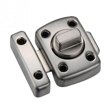MYG Door Lock Cast Metal Hook Latch Lock Toilet Doors Right Angle Sliding Gate Lock
