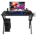thumbnail image 1 of Costway Gaming Desk Gamers Computer Table E-Sports K-Shaped W/ Cup Holder Hook Home New, 1 of 8