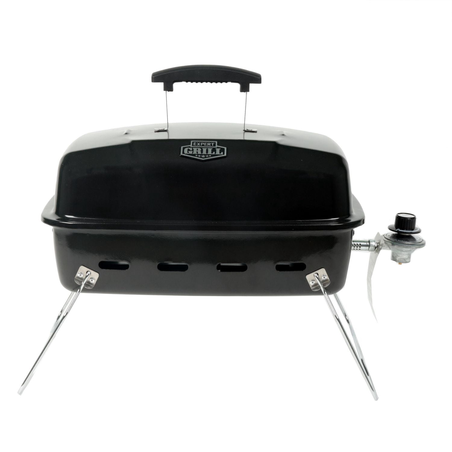 Le barbecue à gaz portatif de 17,5 po 10 000 BTU de Expert Grill, Noir, GBT2210W-C