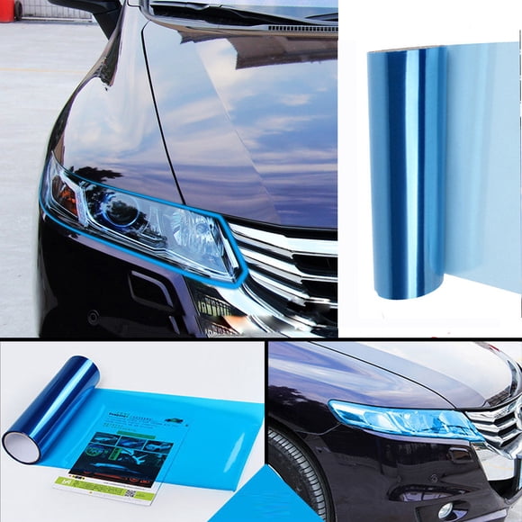 Yhmxh Car Accessories Motorcycle Accessories Car Headlight Lamp Film Vinyl Wrap Overlays Sheet For ALL Car Lamp Film