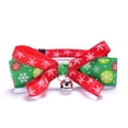 thumbnail image 5 of Cat Dog Christmas Snowflake Detachable Adjustable Pet Bell Collar Neck Strap, 5 of 5