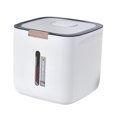 thumbnail image 2 of RKSTN Storage and Organization Airtight Rice Dispenser ,Cover Rice Bucket For Cereal Grain Flour Rice Beans Pet Food CountertopLarge Rice Storage Container With Lid,Proof Household Cereal Storage Bins, 2 of 7