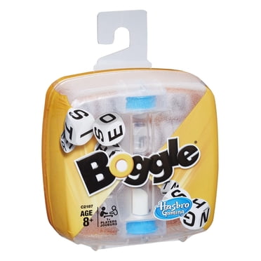 Boggle Game, Word Search Family Games for 1 or More Players, Dice Games, Travel Games for Adults and Kids
