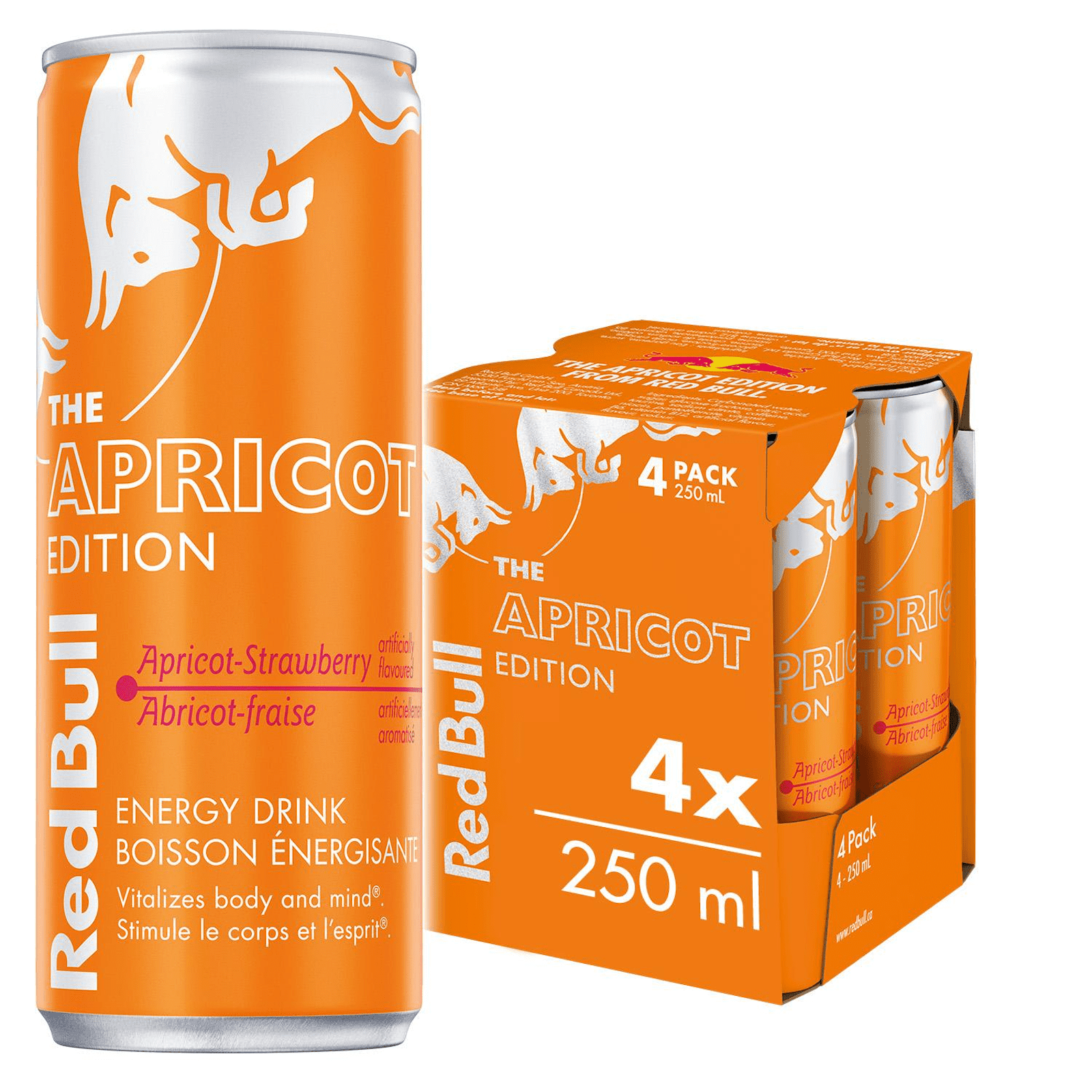 Red Bull Abricot-Fraise 4x250ml