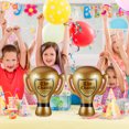 thumbnail image 3 of 2 Pcs Trophée Gonflable avec Poignées Décorations de Fête pour Jeux Activités en Classe, 3 of 6
