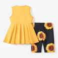 thumbnail image 4 of PatPat Sweet Girls 2pcs Plants and Floral Polyester/Cotton Set, 4 of 6