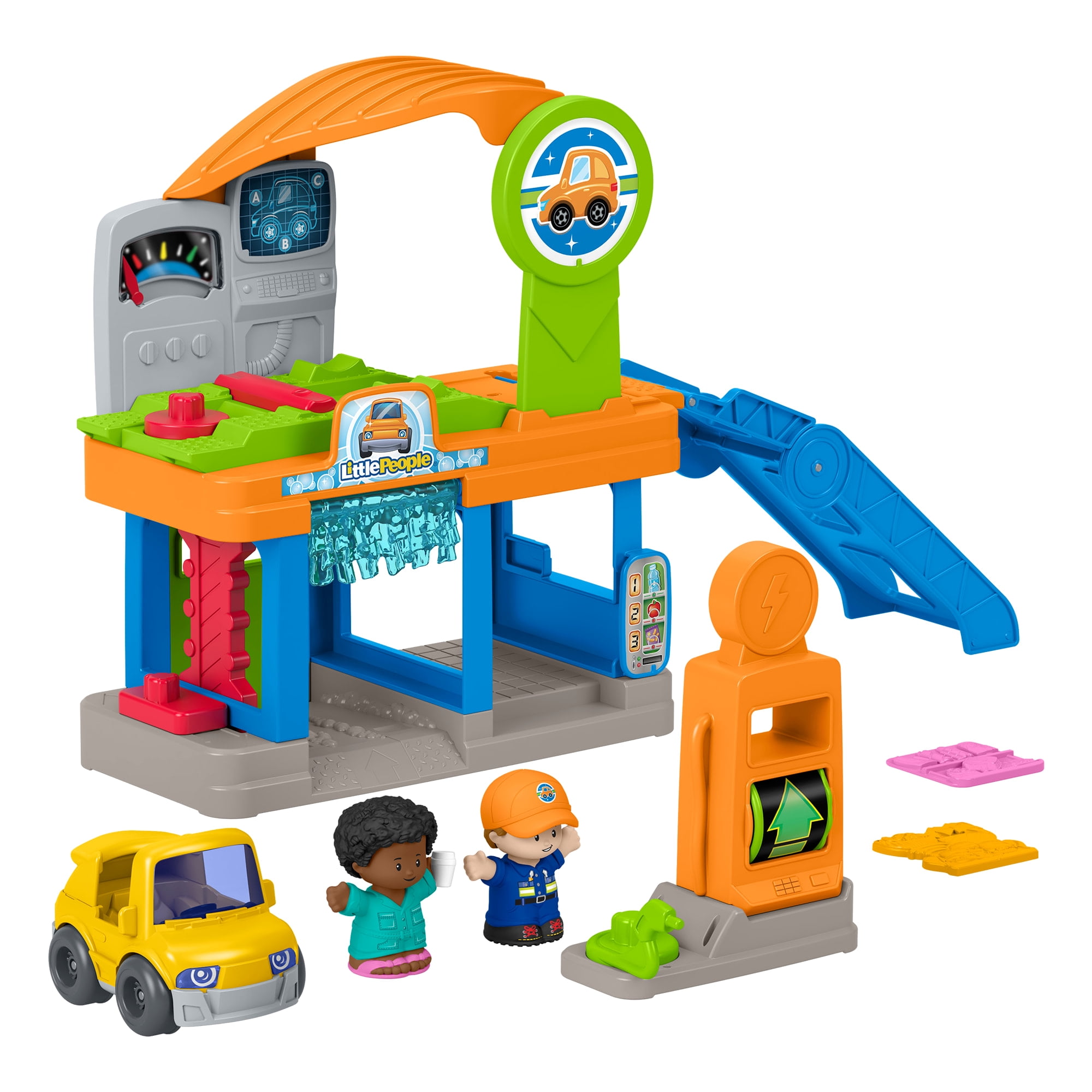 Fisher-Price-La Station de Lavage Rigolote Little People dès 1 an