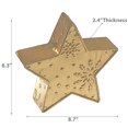 thumbnail image 3 of Gold Metal Embossed 3D Star Stand (8.7"), 3 of 3