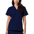 thumbnail image 3 of Adar Universal Unisex V-Neck Tunic 3 Pocket Scrub Top (Available in 39 Colors), 3 of 7