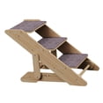 thumbnail image 4 of DOLITY Dog Stairs, Ladder Dog Steps, 3 Steps Dog Ramp, Wood Puppy Stairs Older Dogs Cat, 4 of 9
