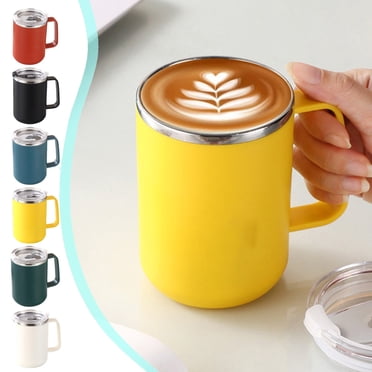 Kadlawus Under $5 ! Insulated Stainless Steel Water Bottle 500ml Vacuum Sealed Mug For Coffee Tea Hot Cold Drinks Leak Proof Travel Office Outdoor Fitness Hydration Flask