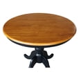 thumbnail image 4 of International Concepts Table Ronde de 36 Pouces en Noir et Cerisier Doux, 4 of 5