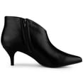 thumbnail image 3 of Unique Bargains Bottines à Talons Aiguilles Découpées pour Femmes, 3 of 8