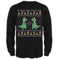 thumbnail image 1 of T-shirt à Manches Longues pour Hommes Tree Rex T Rex Chandail de Noël Laid, 1 of 1
