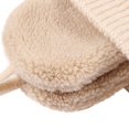 thumbnail image 3 of Chapeau d'Automne et d'Hiver Plus Velours pour Enfants Bonnet Tricoté avec Protection Auditive Chaude, 3 of 5
