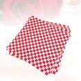 thumbnail image 2 of MasteelfCA 100PCS Red and White Grid Pizza Oil Paper Sheet Fried Food Paper Liners Wrapping Paper for Baking Pastry, 2 of 8