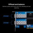 thumbnail image 3 of Synology E25G30-F2 - Adaptateur Réseau - PCIe 3.0 x8 Profil Bas - 25 Gigabits SFP28 x 2, 3 of 3