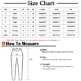thumbnail image 2 of Capris en Lin, Jambe Évasée Raccourcie, Coupe Jambe, Femmes, Taille, Polyester, Grande Taille[MASK0], Style de Pantalon C-88, Gris, 3TG, 2 of 7