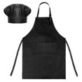thumbnail image 1 of TOPTIE Ensemble de Toque de Chef Ajustable en Toile de Coton pour Adultes, Hommes et Femmes, 1 of 7