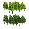 thumbnail image 1 of Milaget 20 Dark/Light Green Trees Model Train Railway Forest Wargame Landscape HO OO, 1 of 9
