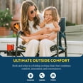 thumbnail image 4 of GCI Outdoor Chaise Berçante Pliante Portable à Bascule Freestyle, Chaise de Camping Extérieure avec Tablette Latérale, 4 of 4