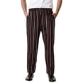 thumbnail image 1 of WEIYLL Pants for Men Suitable Kitchen Work Loose Fit Stripe Print Casual Red Pant Size M, 1 of 7