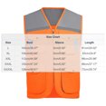 thumbnail image 4 of Mineart Safety Vest for Men Reflective Hi Vis Zip Up Work Waistcoat Multi Pocket for Outdoor Working, 4 of 4