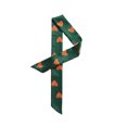 thumbnail image 1 of INSPIRE CHIC Women Ribbon Neckerchief Heart Pattern Narrow Hair Wrist Scarf Handle Wrap Green Heart S, 1 of 5