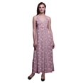 thumbnail image 1 of Bimba Robe Longue Chic Imprimée pour Femmes avec Oiseaux, Style Bohème, Maxi d'Été, Tenue de Plage - Très Petit, 1 of 5