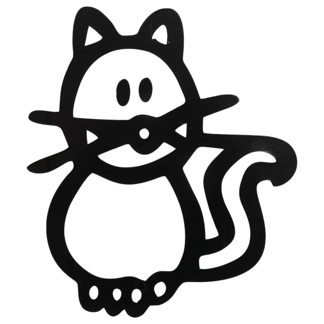 10 Piece Car Sticker Family With Pet Car Lucky Stickers Stickers For Window (Black)