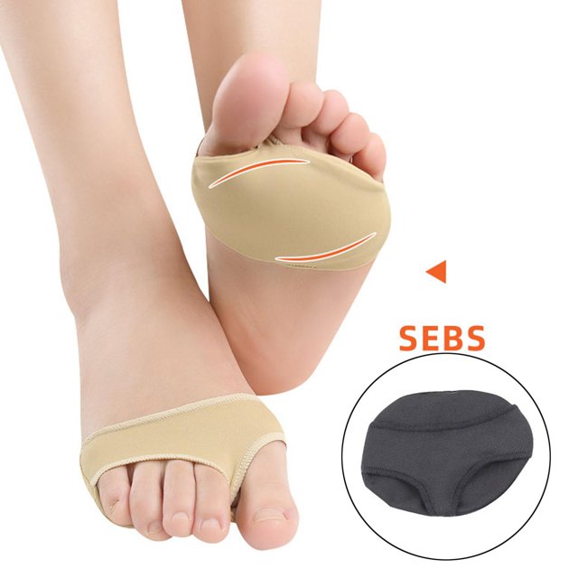 Forefoot Pads Sleeve, Metatarsal Pads Reusable Breathable Antiskid Valgus Metatarsal Calluses Unisex ,