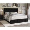 thumbnail image 3 of Billy Tufted Upholstered Platform Bed Black - Twin, 3 of 5