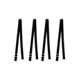 thumbnail image 1 of INSPIRE CHIC Bretelles de Soutien-Gorge Invisibles Réglables pour Femmes Couleur Unie Noir-1, 1 of 4