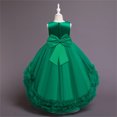 thumbnail image 5 of Liyamei Kids Toddler Baby Girls Spring Summer Print Ruffle Sleeveless Party Decorations Princess Dress,6-7 Years, 5 of 5