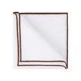 thumbnail image 4 of INSPIRE CHIC Men's Pocket Square Cotton Handkerchiefs for Suits Jacket Coffee One Size, 4 of 4