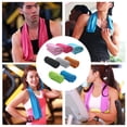 thumbnail image 4 of 8 Pcs Serviette Rafraîchissante Serviette Glacée pour le Cou Serviette Fraîche en Microfibre Serviette Douce et Fraîche pour Yoga Gym Course Entraînement Mise en Forme, 4 of 14