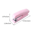 thumbnail image 3 of Macaron Colored Detachable Stapler for Office and School Use, Effortless One-Finger Press, Holds 10-15 Sheets, Compact and Lightweight Design, 3 of 6